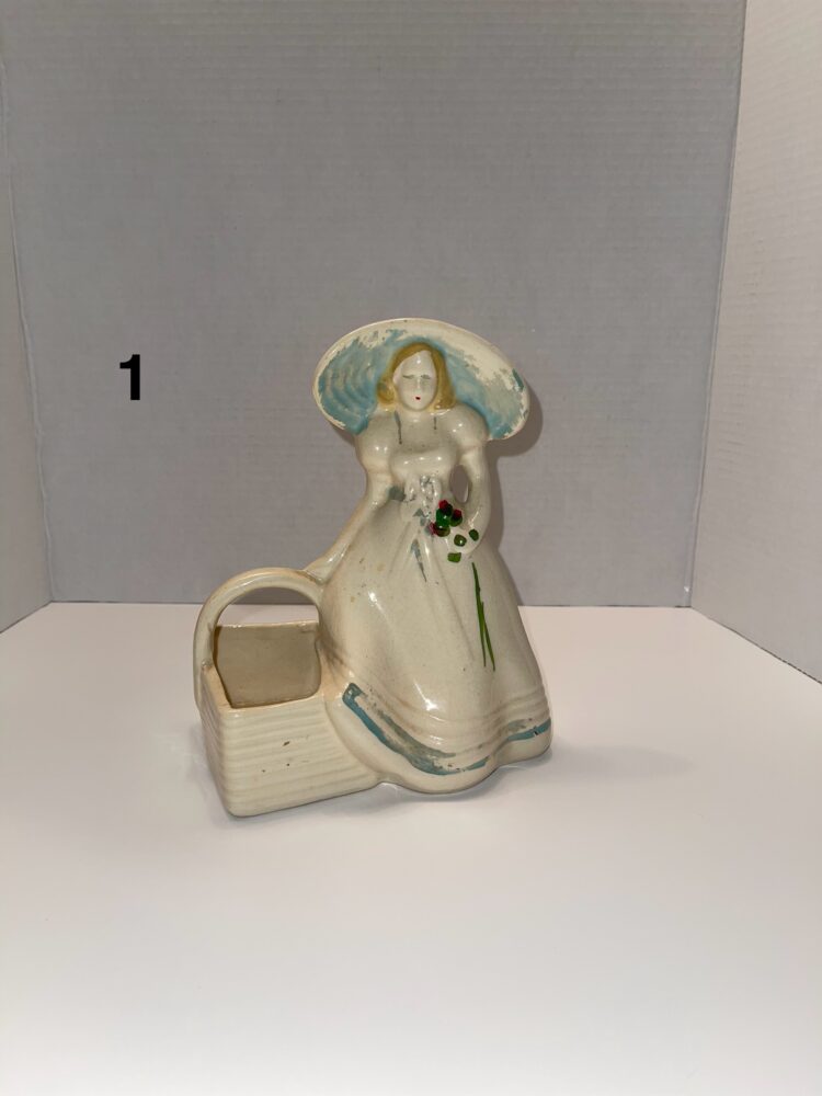 Brush Pottery Southern Belle Planter Blue