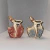 Vintage Hull Dancing Women Planters #955 Pink