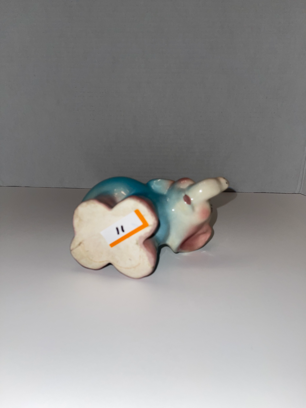 Vintage 1960s Ceramic Elephant Truck Up Planter - Image 4